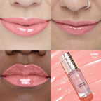 Makeup Revolution Pout Bomb Shimmer Lip Gloss - Shine Pink - Distacart