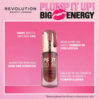 Makeup Revolution Pout Bomb Shimmer Lip Gloss - Chocolate Sparkle - Distacart