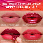 Makeup Revolution Sunset Shift Peel Off Lip - Stain Flushed Pink - Distacart