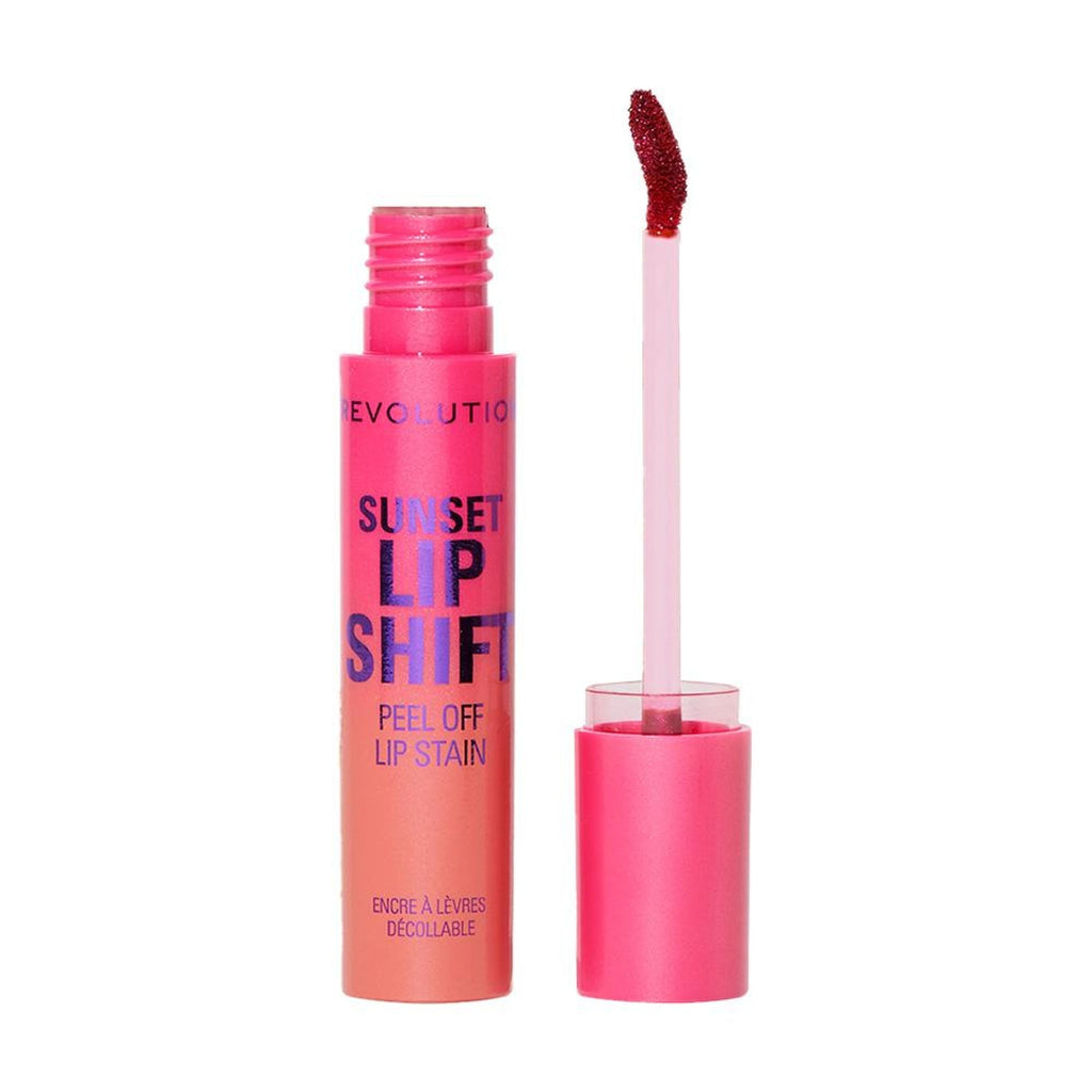 Makeup Revolution Sunset Shift Peel Off Lip - Stain Flushed Pink - Distacart