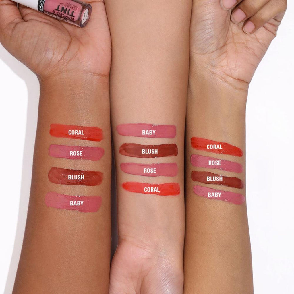 Makeup Revolution Relove Baby Lip & Cheek Tint - Long Lasting - Soft & Glowy Finish - Rose - Distacart