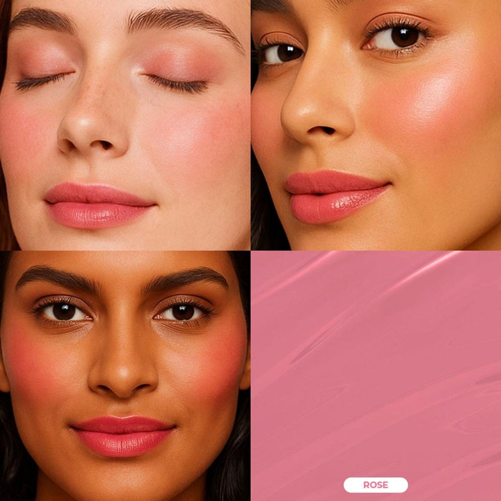 Makeup Revolution Relove Baby Lip & Cheek Tint - Long Lasting - Soft & Glowy Finish - Rose - Distacart