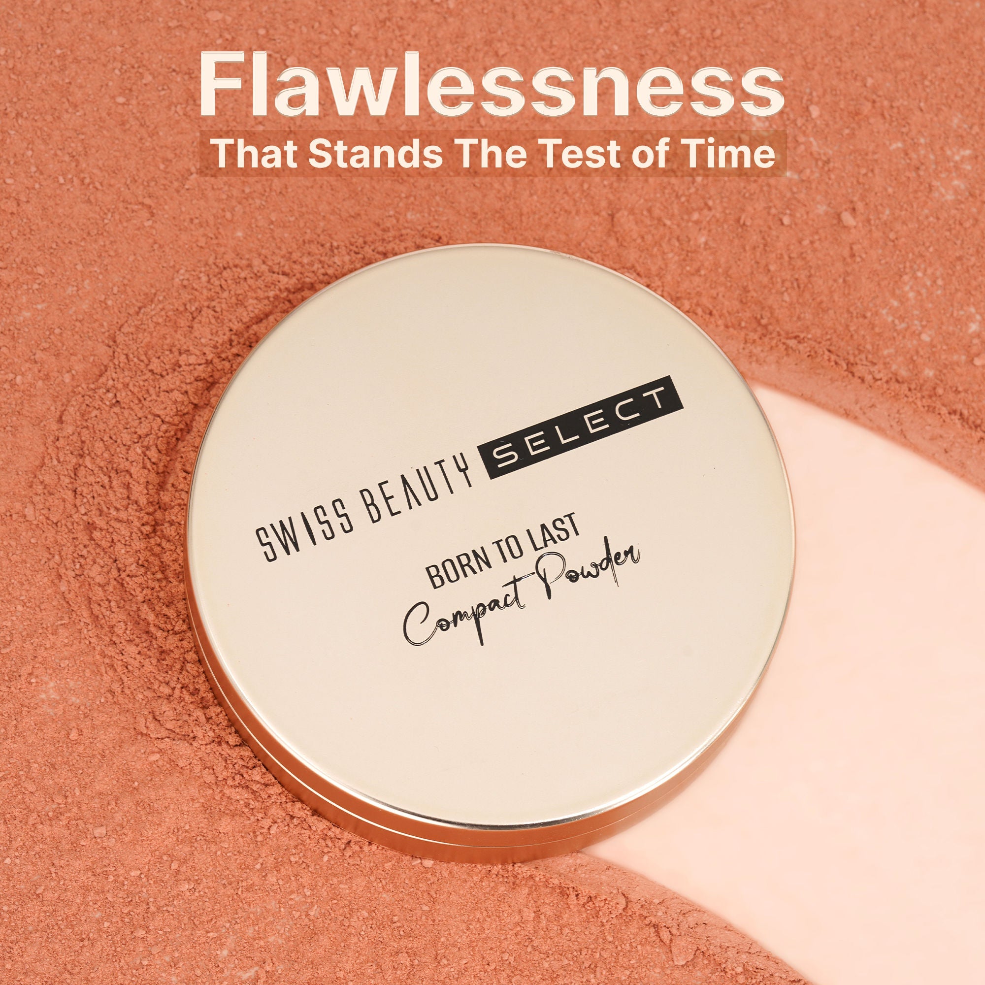 Swiss Beauty Born To Last 3-In-1 Skin Perfection Compact With Vitamin E - 1. Bare Dawn - Distacart