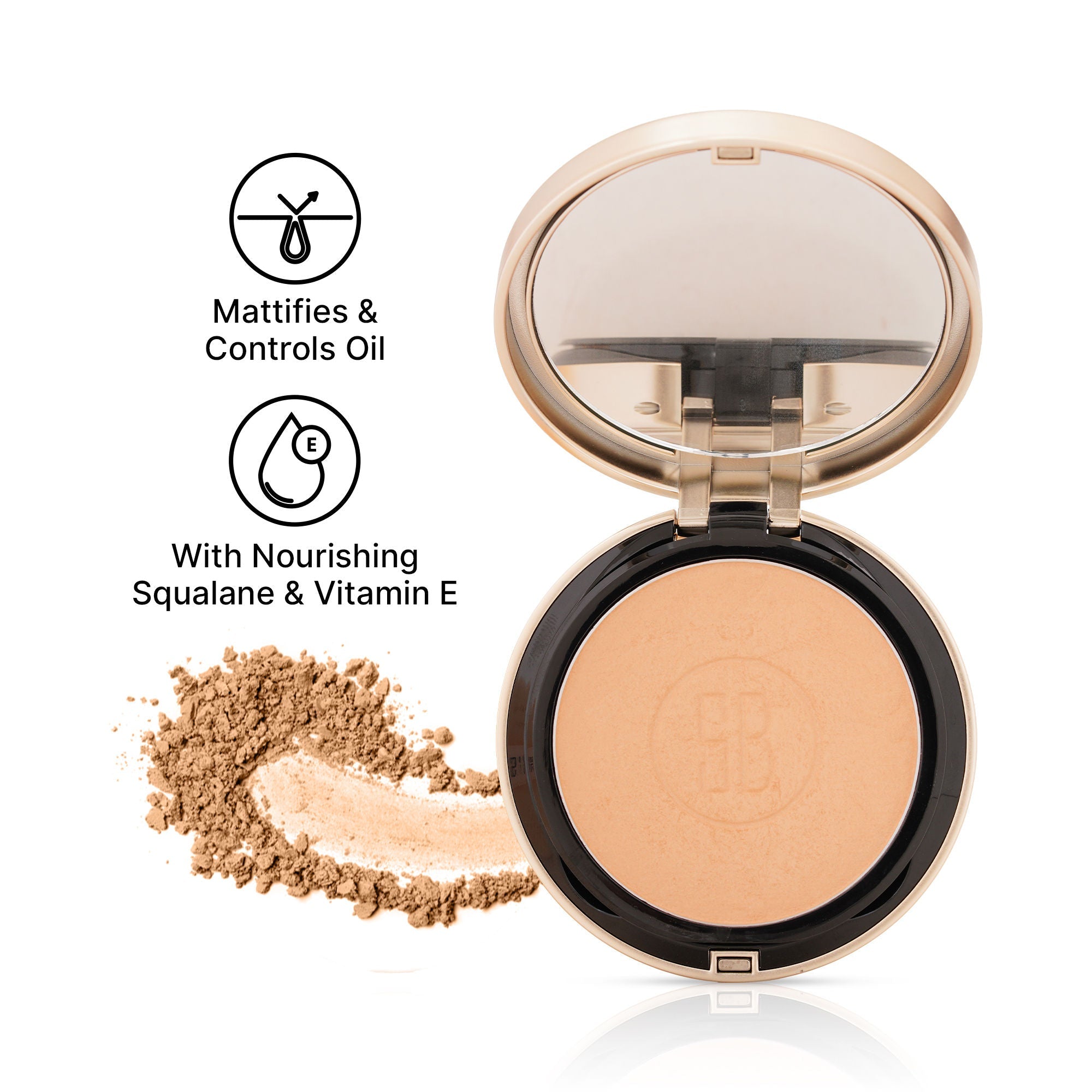 Swiss Beauty Born To Last 3-In-1 Skin Perfection Compact With Vitamin E - 4. Bronze Dusk - Distacart