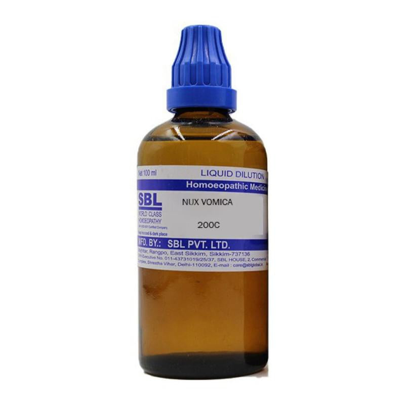 SBL Homeopathy Nux Vomica Dilution - Distacart