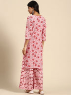 All About You Ethnic Motifs Printed Kurta with Palazzos