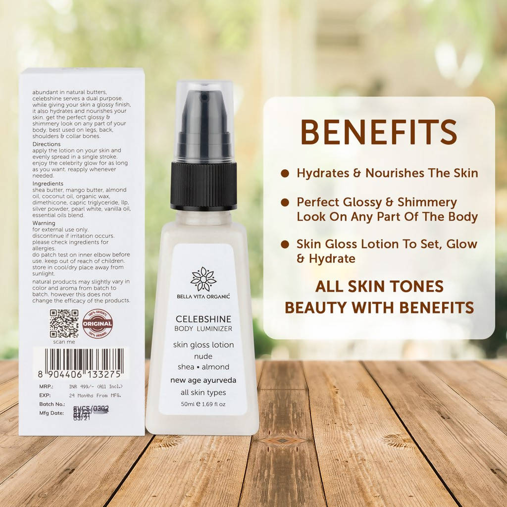 Bella Vita Organic Celeb Shine Body Luminizing Shimmer