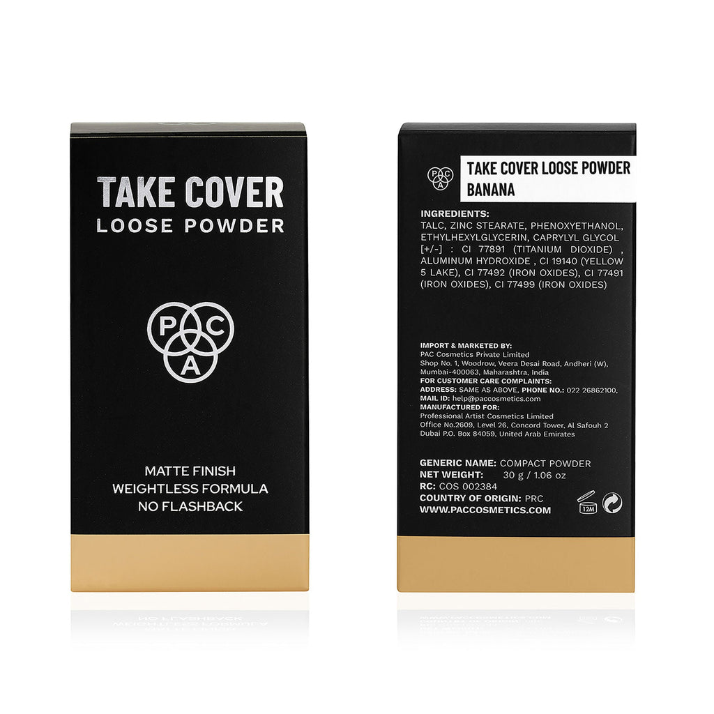 PAC Studio Take Cover Loose Powder - Banana