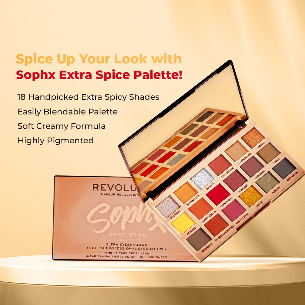 Makeup Revolution X Soph Extra Spice Eyeshadow - Distacart