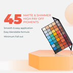 Makeup Revolution Maxi Reloaded Eyeshadow Palette - 45 Shades-Shimmer & Easy Blendable - Big Shot