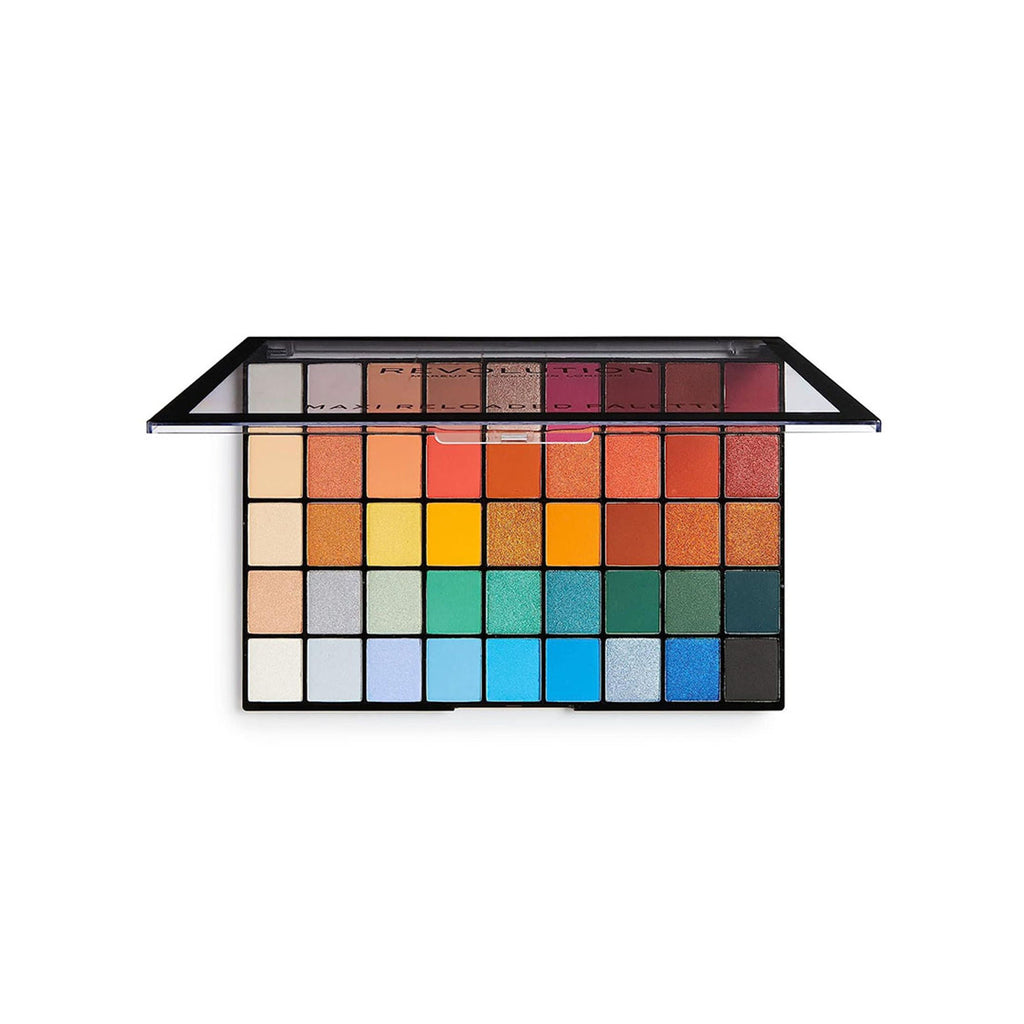 Makeup Revolution Maxi Reloaded Eyeshadow Palette - 45 Shades-Shimmer & Easy Blendable - Big Shot
