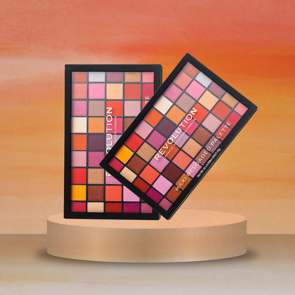 Makeup Revolution Maxi Reloaded Eyeshadow Palette - 45 Shades-Shimmer & Easy Blendable - Big Big Love