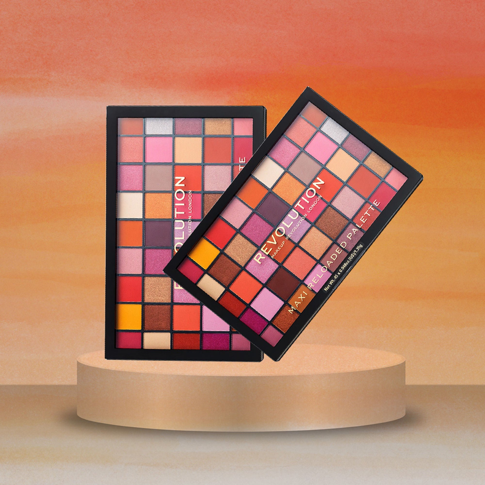 Makeup Revolution Maxi Reloaded Eyeshadow Palette - 45 Shades-Shimmer & Easy Blendable - Big Big Love