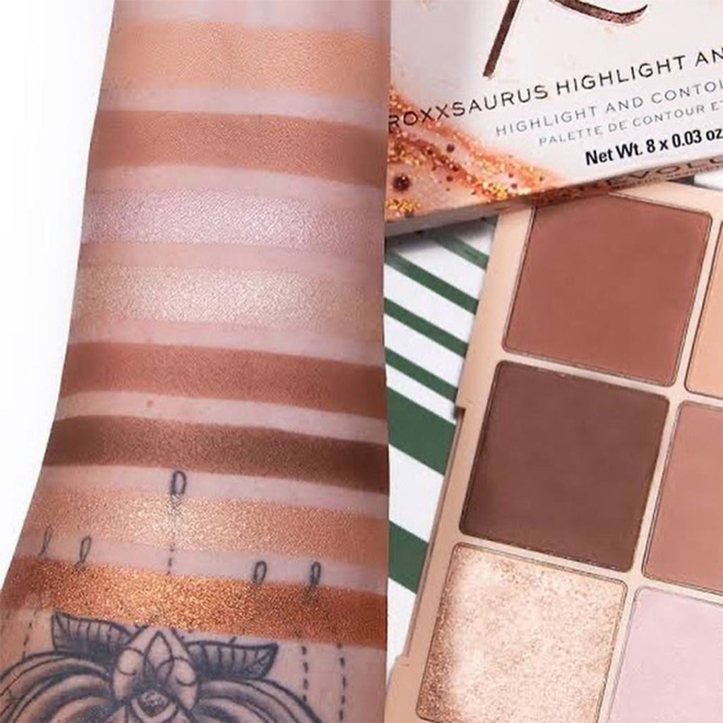 Makeup Revolution X Roxxsaurus Highlight & Contour Palette - Distacart