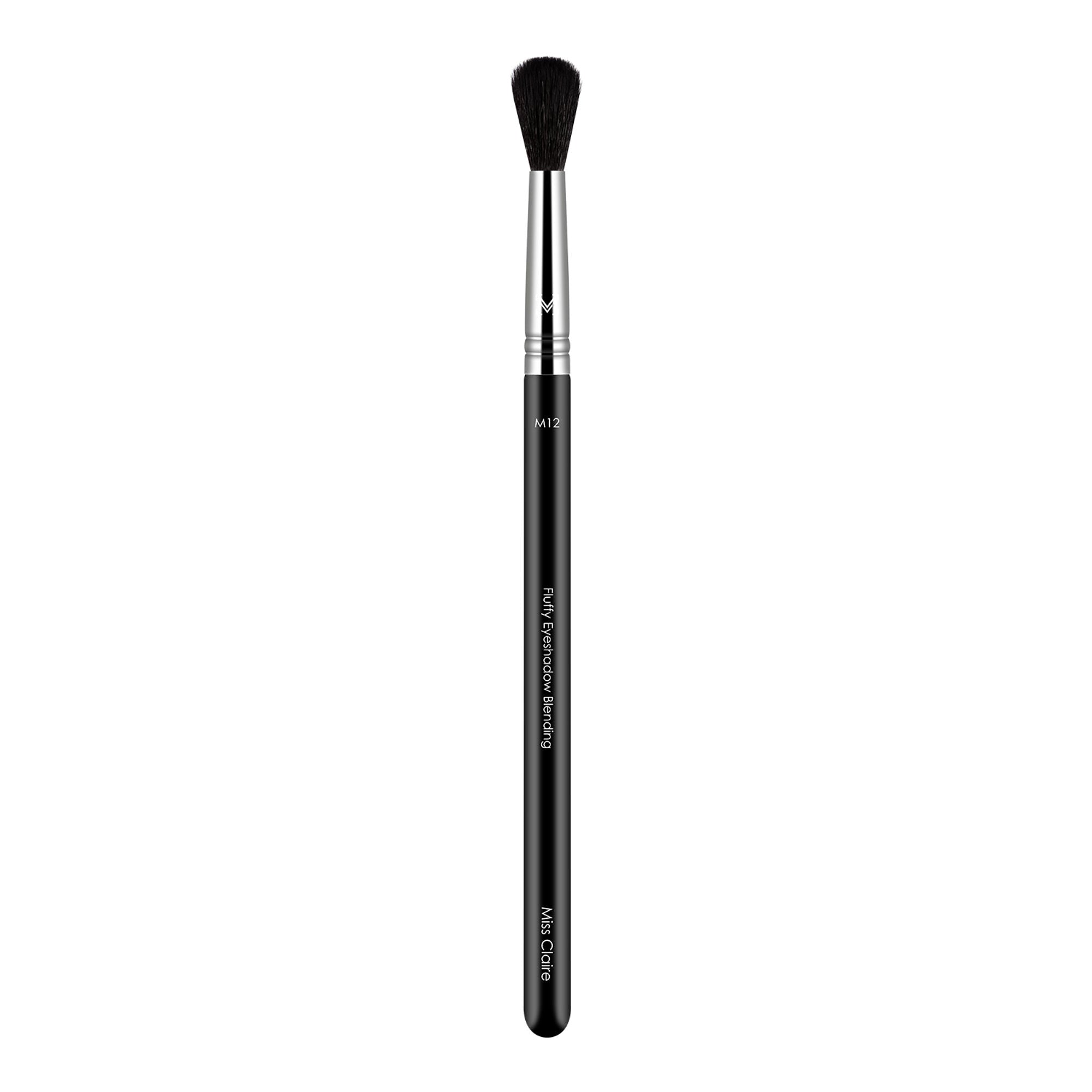 Miss Claire M12 - Fluffy Eyeshadow Blending Brush (Black) - Chrome