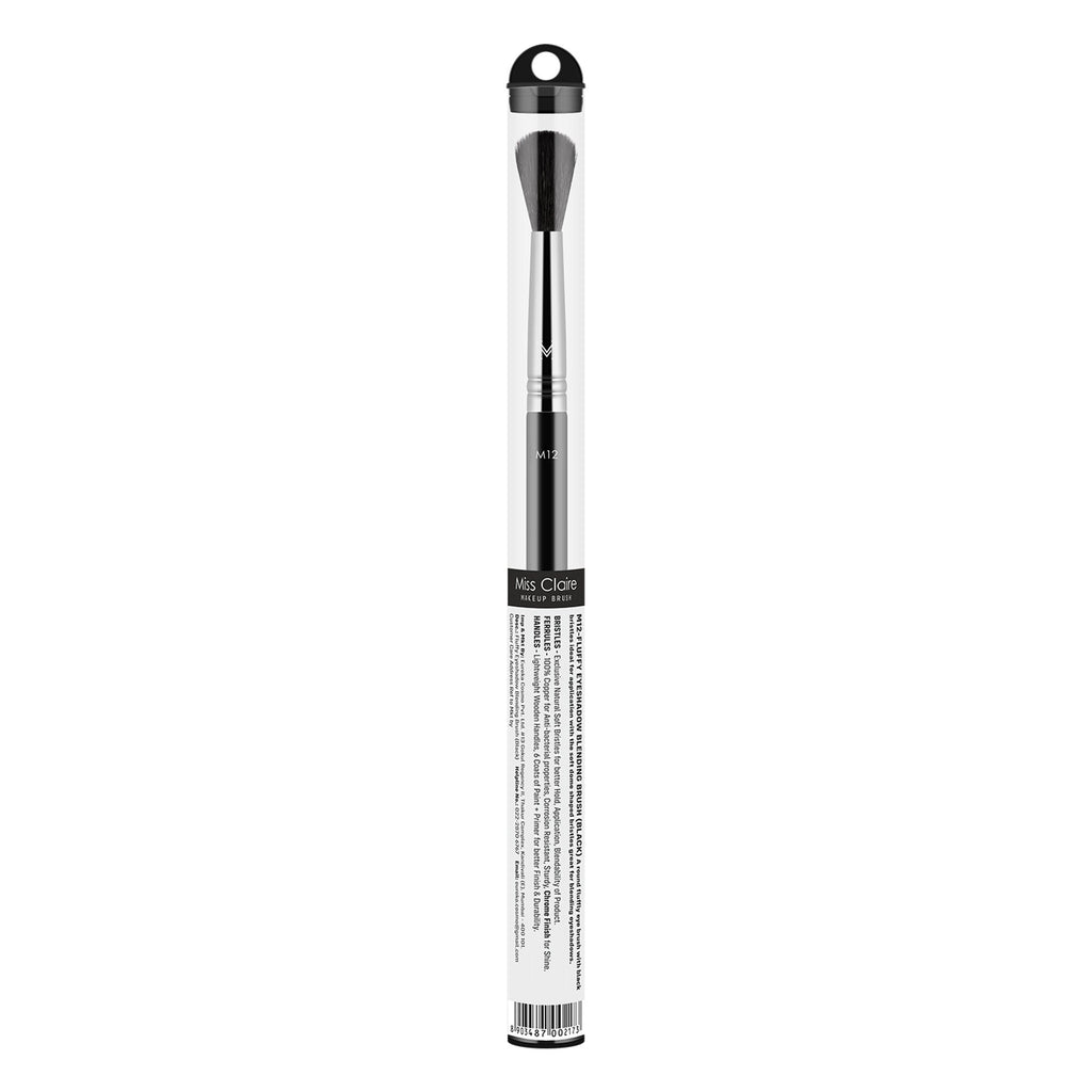 Miss Claire M12 - Fluffy Eyeshadow Blending Brush (Black) - Chrome