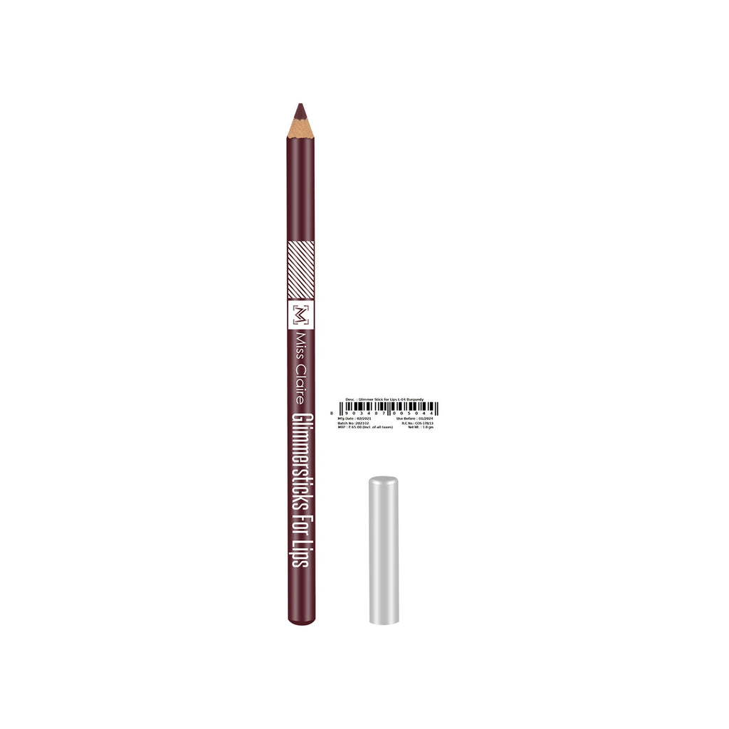 Miss Claire Glimmersticks For Lips - Burgundy L-04 - Distacart