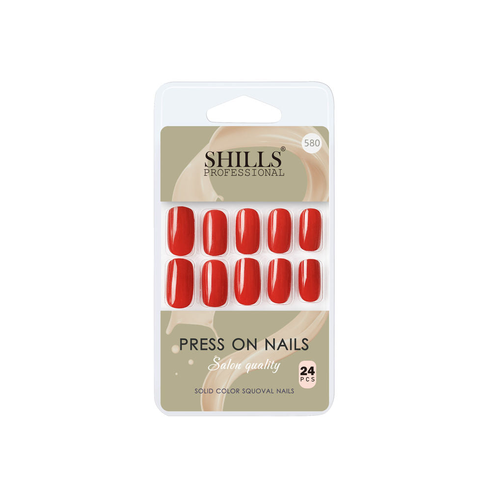 shills professional reusable press on nails square spn580