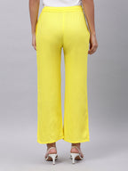 Souchii Women Yellow Liva Ethnic Palazzos - Distacart
