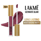 Lakme Ultimate Glam Matte Liquid Lipstick - Muave Ecstasy