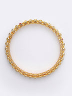 NVR Women Set of 4 Gold Plated Kundan Studded Bangles - Distacart