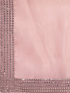 kasee Embellished Mirror Work Satin Saree - Distacart