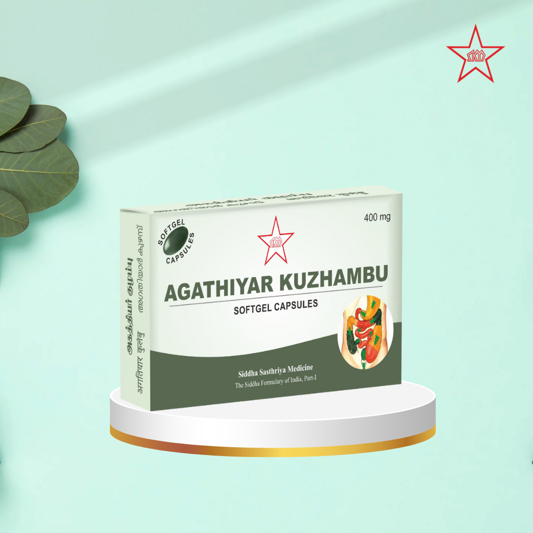 Skm Ayurveda Agathiyar Kuzhambu Softgel Capsules