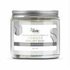 Vedic Naturals Black Clay With Vitamin-B3 Powder Peel Off Mask