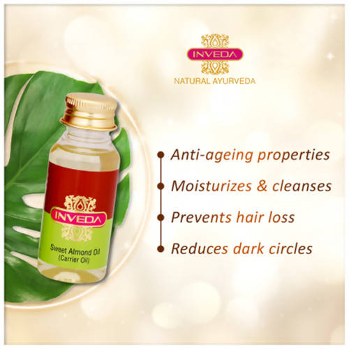 Inveda Sweet Almond Oil (Carrier Oil)