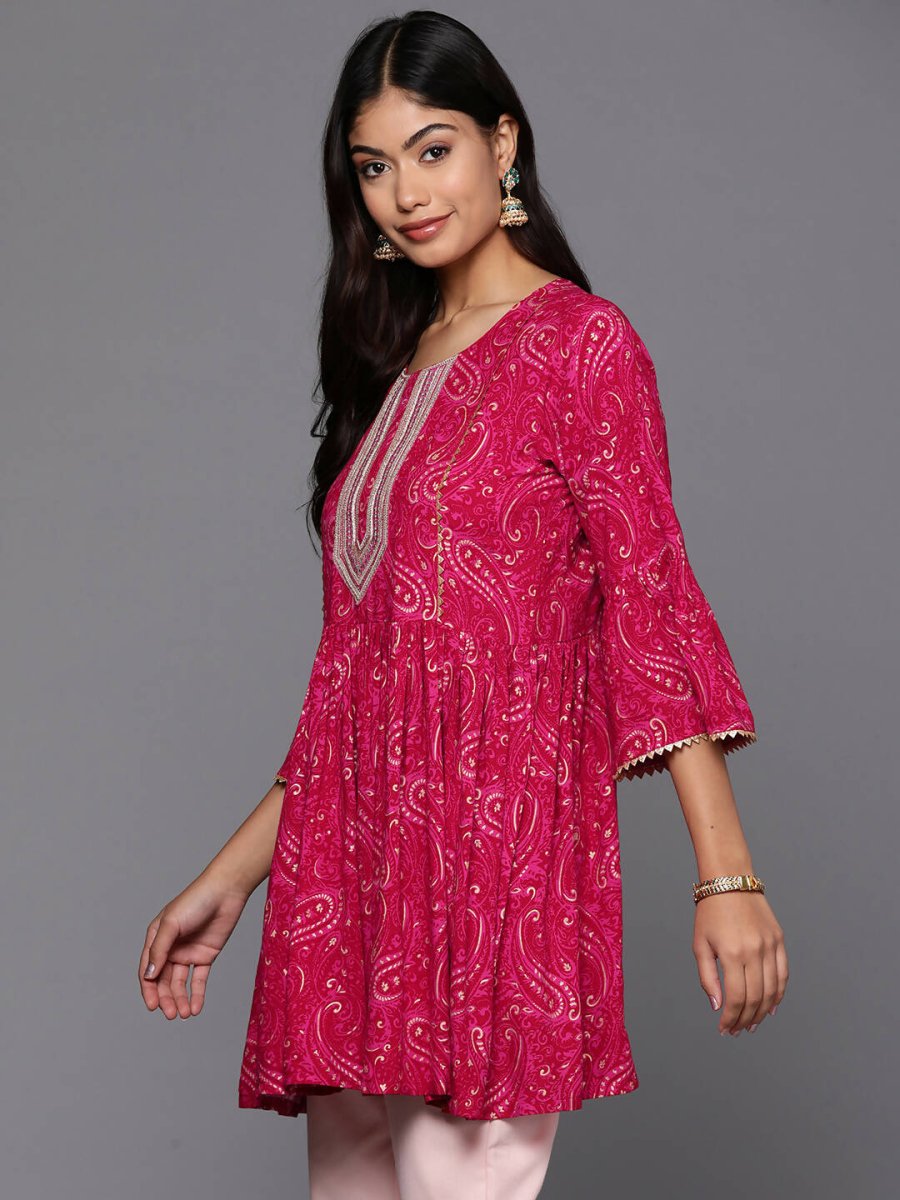 Ahalyaa Women's Traditional wear Tunic - Red