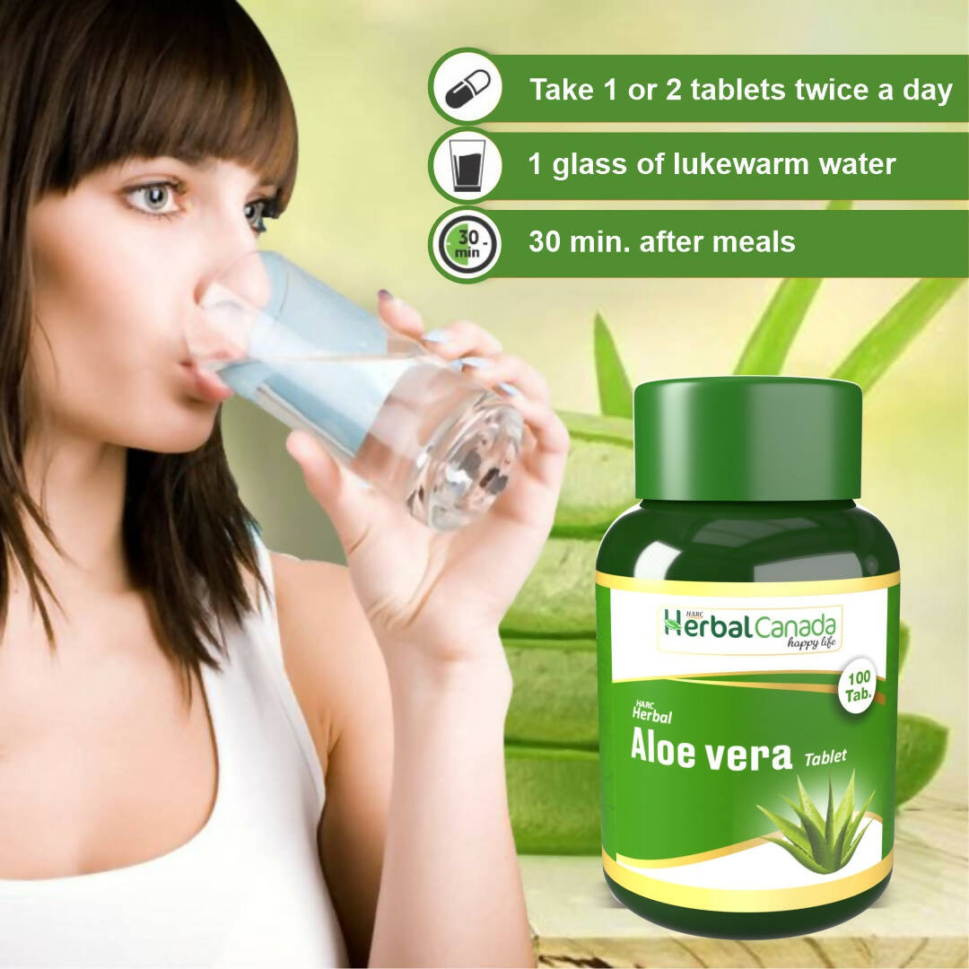 Herbal Canada Aloe Vera Extract Tablets - Distacart