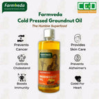 Farmveda Cold Pressed Groundnut Oil - Distacart