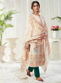 Vegaa Fashion Off White Cotton Digital Printed Swarwoski Work Salwar Suit - Distacart