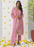 Vegaa Fashion Baby Pink Organza Embroidered Salwar Suit - Distacart