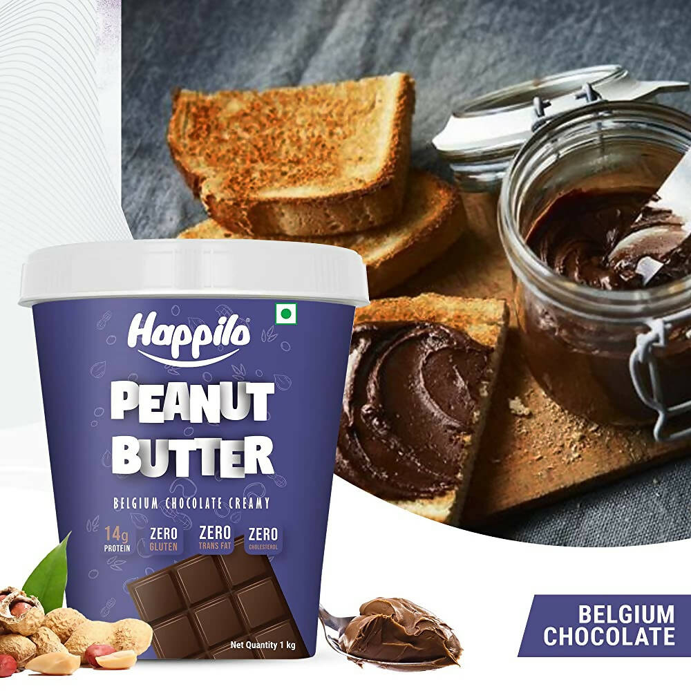 Happilo Belgium Chocolate Peanut Butter Creamy