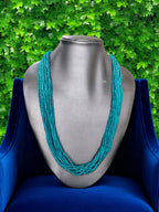 Inhanns Crystal Beads Luxe Edition – Multi-Layered Necklace - Sea Blue