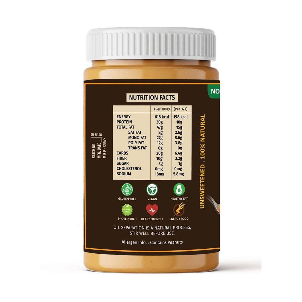Oye Healthy Peanut Butter Natural Crunchy - Combo (850gm+340gm)