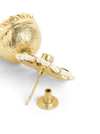 Nuyug 22K Gold Plated Panna Jhumki Earrings - Distacart