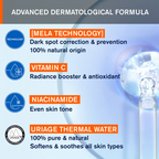 Uriage Depiderm Anti-Dark Spot Brightening Cleansing Foaming Cream With Vitamin C & Niacinamide