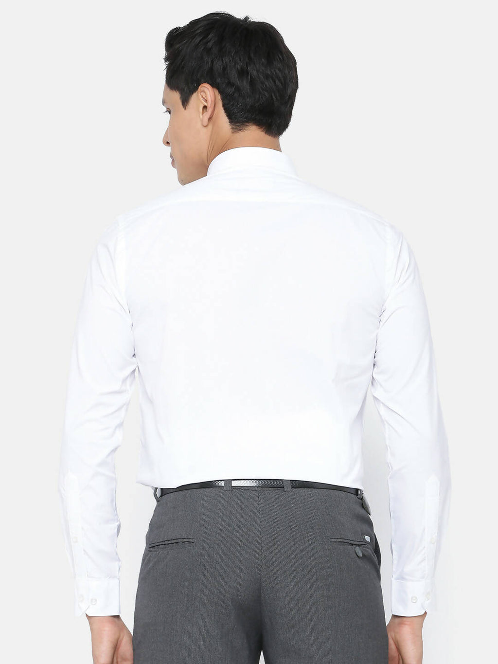 Ramraj Cotton Mens Full Sleeve Formal 100 % Cotton White Shirt