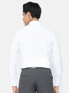 Ramraj Cotton Mens Full Sleeve Formal 100 % Cotton White Shirt