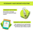 Alps Goodness Rosemary Hair Renewal Duo with Rosemary Water Spray and Rosemary & Curry Leaf Powder - Hair Growth Expert