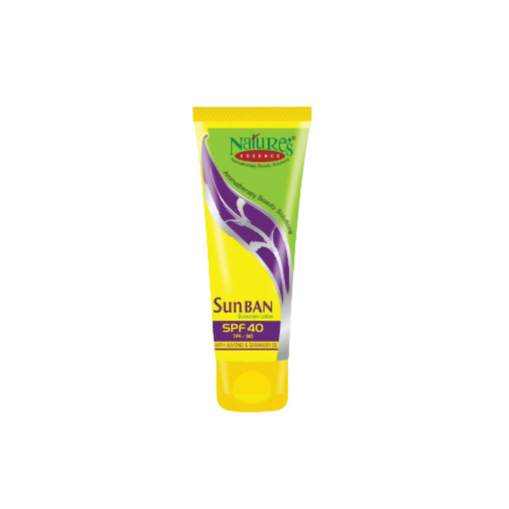 Nature's Essence Sun Ban Sunscreen Lotion SPF 40 - Distacart