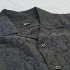 Diva Globe Black Lapel Collar Shirt - Distacart