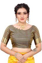 Vamika Ethnic Fire Yellow Weaving Banarasi Jacquard Saree - Distacart