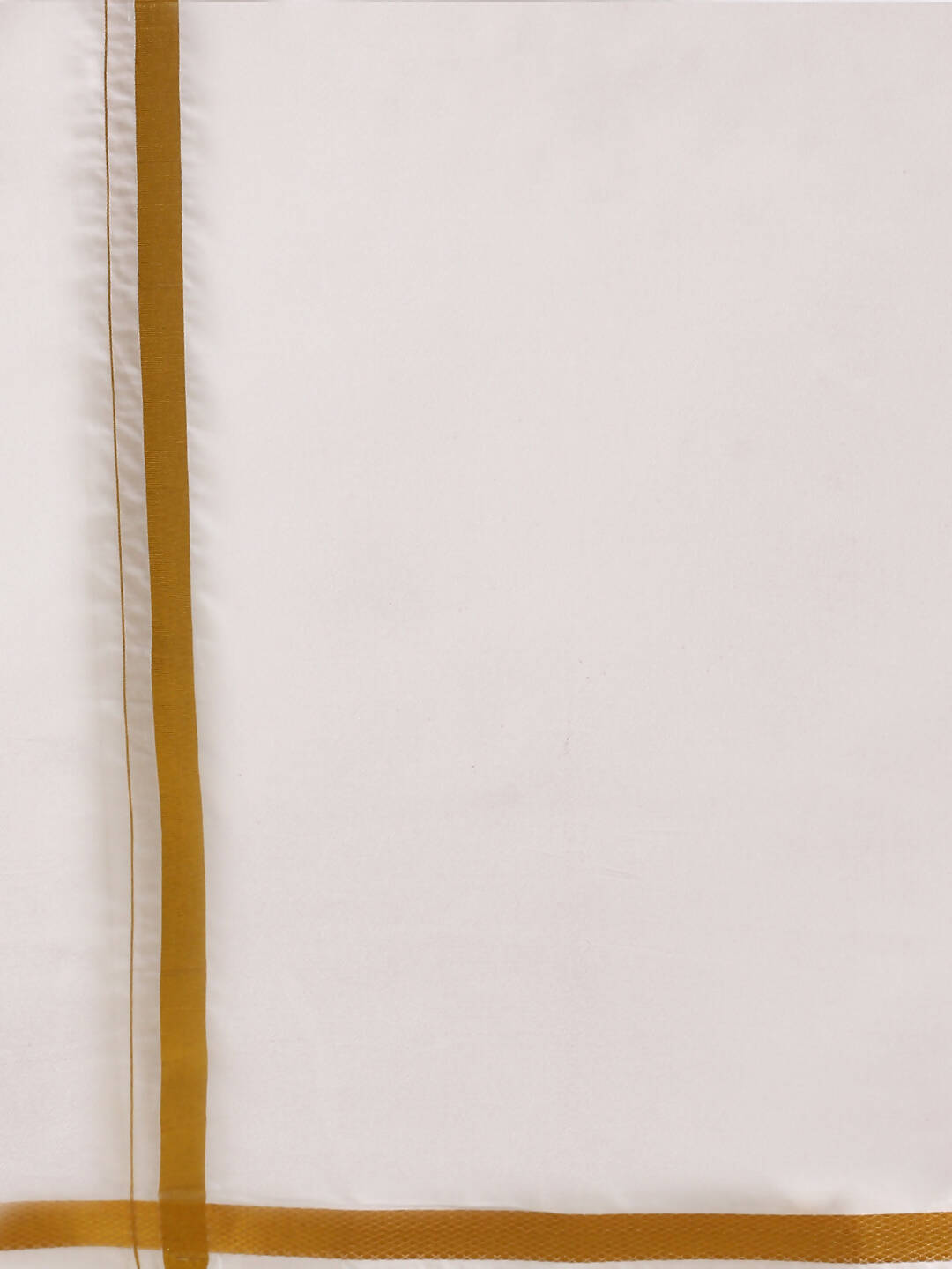 Ramraj Cotton Mens Wedding White Regular Dhoti, Shirt & Towel Set Subhakalyan 1"