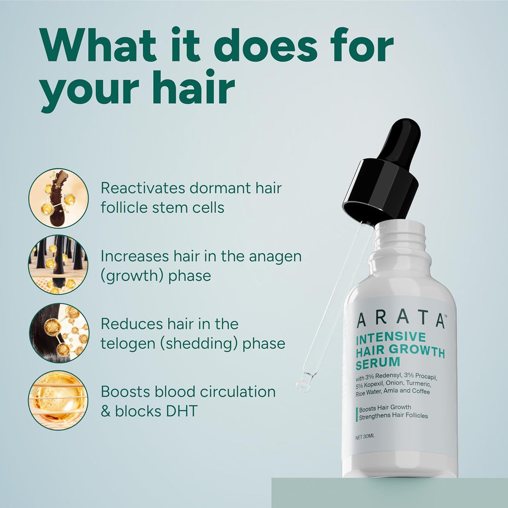 Arata Intensive Hair Growth Serum - Distacart