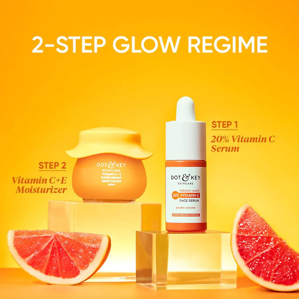 Dot & Key 20% Vitamin C Face Serum with Blood Orange, Skin Glow, Fights Pigmentation & Reduce Dark Spots