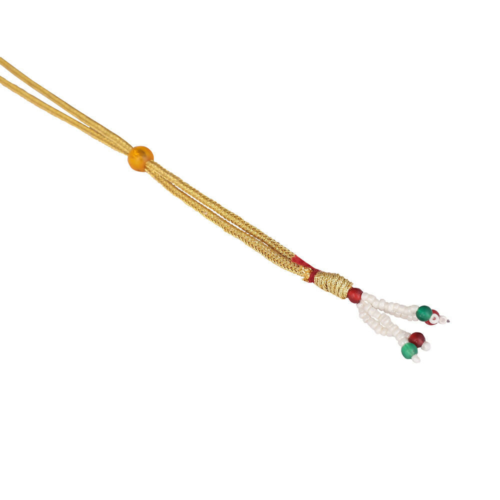 Nuyug 18K Gold Plated Temple Bliss Minimal Necklace Set
