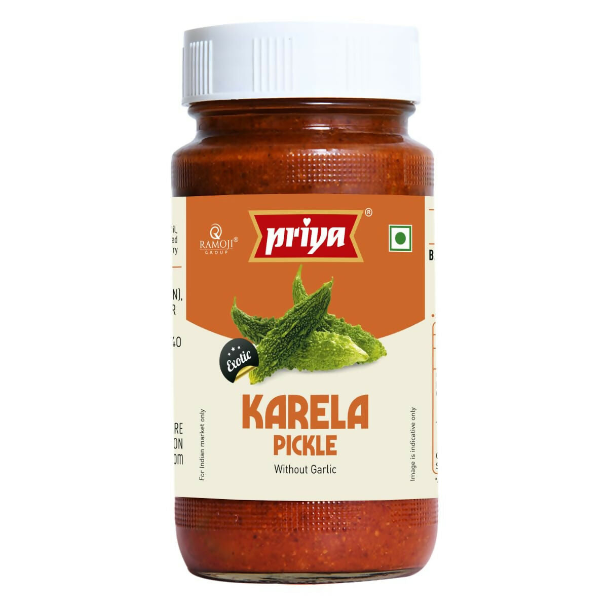 Priya Bittergourd (Karela) Pickle Without Garlic - Distacart